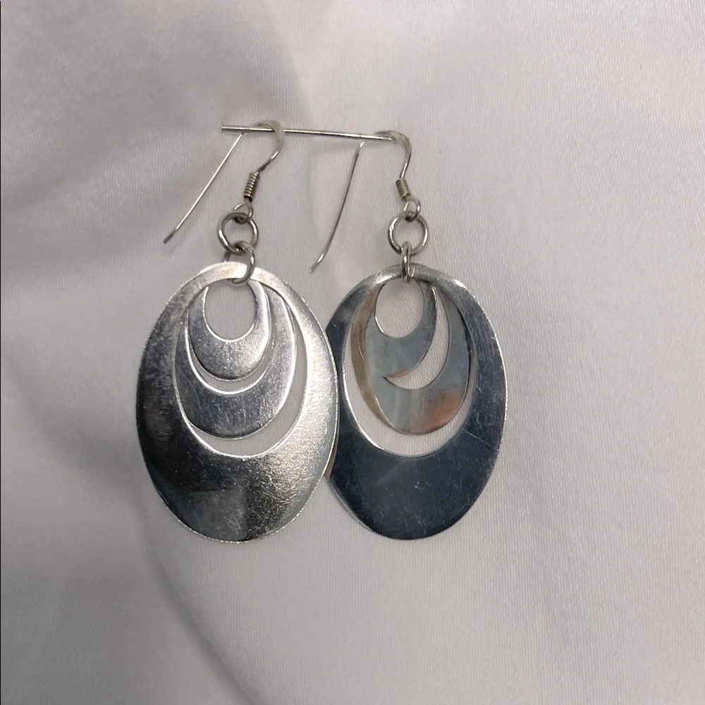 Elegant Silver Dangle Earrings